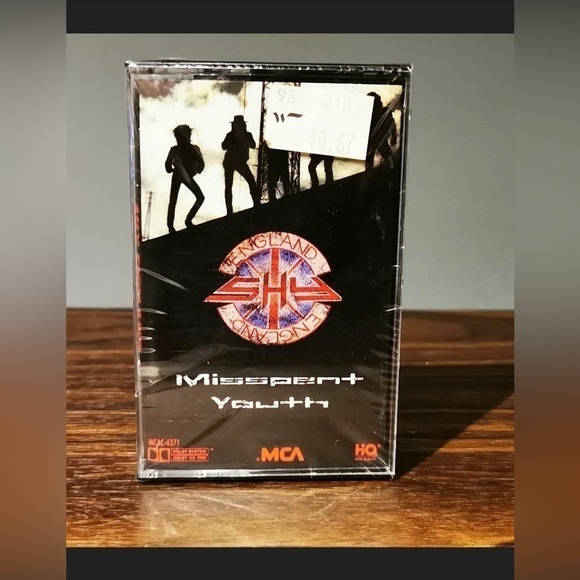 Shy - Shy England - Misspent Youth - New Sealed Cassette Tape - Picture 1 of 3